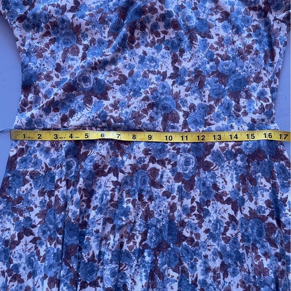 70s Vintage Floral D’Allaird’s dress S/M - Picture 8 of 10